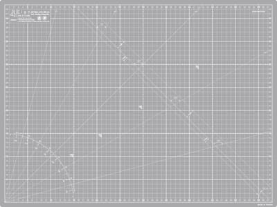 Elan Snijmat A2 Grijs, 5-laagse Zelfherstellende Snijmat A2, Knutselmat, Snijmat 45x60 CM, Self Healing Cutting Mat A2, Snijmat A2 Zelfherstellende, Hobby Snijmat Grijs, Werkmat, Self Healing Snijmat