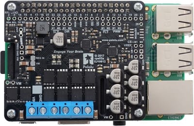 Dual G2 High-Power Motor Driver 24v18 for Raspberry Pi Pololu 3756