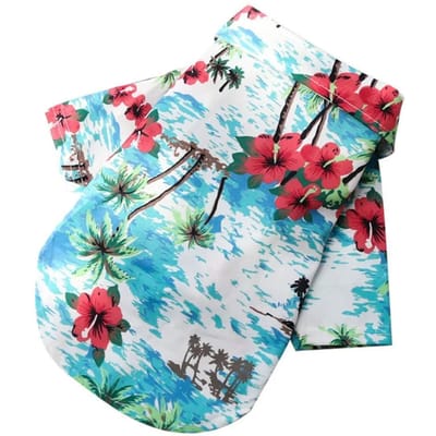 Vêtements d'été pour chien, chemise hawaïenne respirante et fraîche pour petit chien, chemises de plage pour garçon, vêtements de vacances pour animaux de compagnie, t-shirts pour chat 2XL