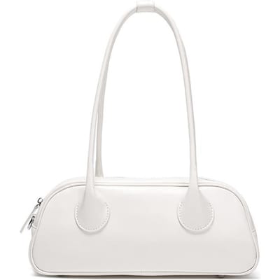 Sacs en cuir véritable pour femmes, sacs de niche légers et luxueux, nouveaux sacs polyvalents sous les bras, sacs à bandoulière haut de gamme pour femmes white