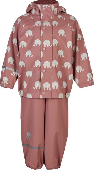 CeLaVi - Regenpak voor kinderen - Olifant - Burlwood - maat 120 (116-122cm)