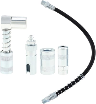 Vetspuit Accessoires - Smeergereedschap Set - Auto Onderhoud - Versterkt Koolstofstaal - 5 Delig - Uniek Kenmerk