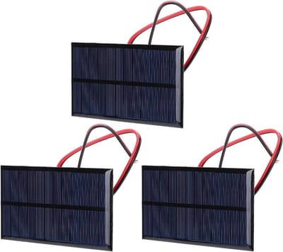 Mini Zonnepaneel 6V 1W Polykristallijn voor DIY Projecten en Opladers