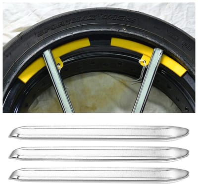 Allecto - Montagehendels - Bandenverwijderaar - Sterk en duurzaam - Zilver - Reparatiegereedschap - Voor auto, motor en fiets
