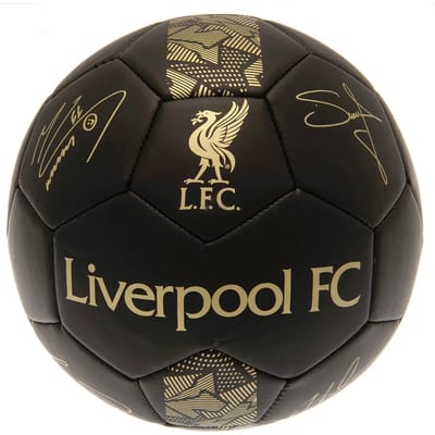 Liverpool FC voetbal - maat 5 - inclusief handtekeningen