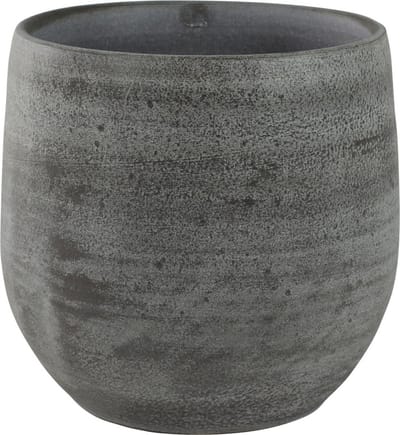 Ter Steege Plantenpot - keramiek - mystic grijs - D15 x H13 cm - bloempot