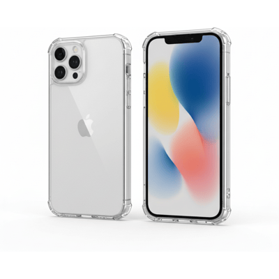 Ceezs TPU Hybrid Siliconen Hoesje – Geschikt voor iPhone 15 Pro Max – Transparant