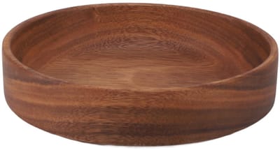 Dailygoods- Fruitschaal Houten - Serveerschaal - Slakom - Snack - Groot Formaat - Massief Acaciahout - Licht en Draagbaar