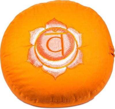 Meditatiekussen 2e Chakra Swadhishthana Geborduurd