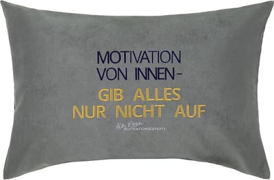 Decoratief Kussen met Inspirerende Tekst voor Woonkamer en Kantoor