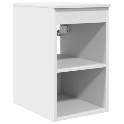 vidaXL - Badkamerkast - Tussenin - Wit - 30 - x - 35 - x - 50 - cm - Bewerkt - hout