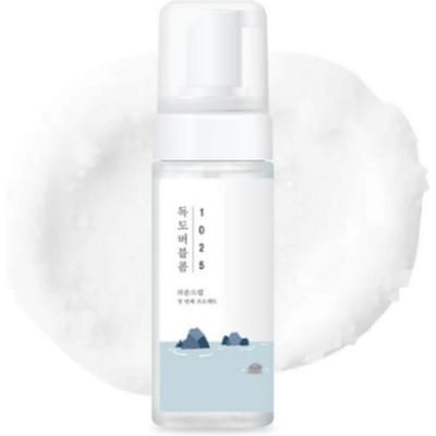 ROUND LAB 1025 Dokdo Schuimende Reinigingsschuim 150ml – Zachte Diep Reinigend Gezichtsreiniger voor Gevoelige Huid, Hydraterende Rijke Schuim Reiniger