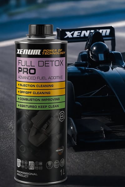 Xenum - Full Detox Pro - DPF Cleaner - Brandstofsysteem Reinigingsadditief voor Diesel & Benzine - Motorreiniging - Roetfilter & Injectoren - Professioneel