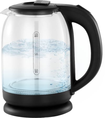 KUMTEL Elektrische Waterkoker HMKT-09 | Waterkokers | Glas | 1,8L | LED | 1500W
