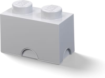 Lego - Opbergbox Brick 2 - Polypropyleen - Grijs