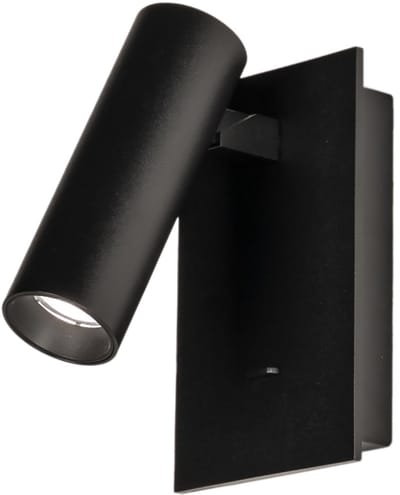 Lumidora Wandlamp 75501 - Voor binnen - FELICIA - GU10 - Zwart - Metaal