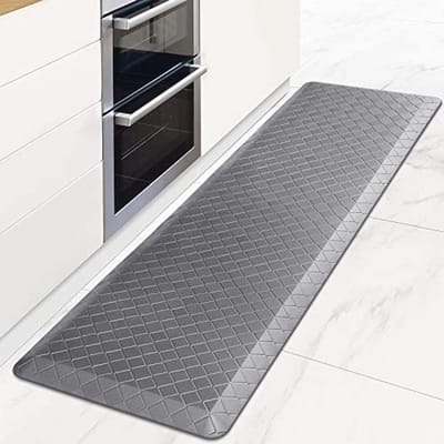 HappyTrends Anti-vermoeidheids-keukenvloermat, waterdicht, antislip, zware uitvoering, ergonomisch comfort voor keuken, kantoor, gootsteen en wasruimte