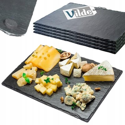 Dienblad Steen Rechthoekige 30x20cm 4 stuks - Serveer Plateau - Serveerplateau