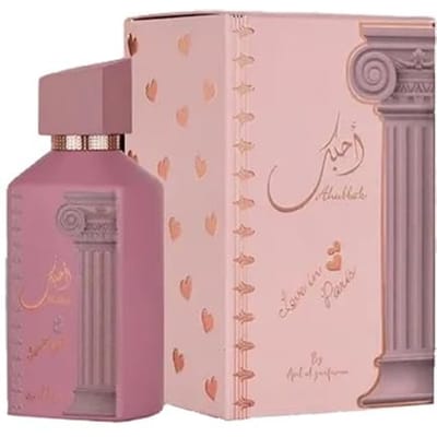 Ard Al Zaafaran Ahubbak Love In Paris Eau De Parfum Spray 3.4 Ounce Unisex