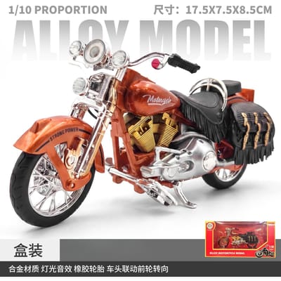 1:10 legering Sport Cruise Motorfiets Model Diecast Straatrace Motorfiets Model Kinder Cadeau