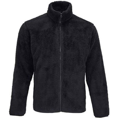 SOLS Vink Fluffy Jacket voor volwassenen (Koolstofgrijs)