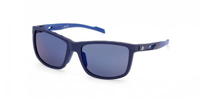 Adidas SP0047 Matte blue 60/19/135 MAN Zonnebrillen