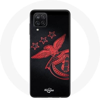 Coque - Maniacase - Samsung Galaxy A12 - Noir - SLB Benfica - Souple noir