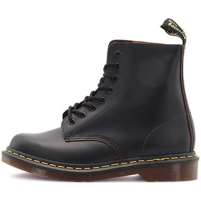 Dr. Martens 1460 Vintage Made In England Bottines à lacets Baskets unisexes noires Quilon 12308001 38 black