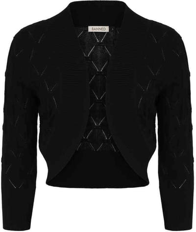 Banned - Eden Bolero - S - Zwart