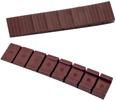 Cosensi - Furniture Wedges - Onderleg Wedges - Hoogwaardige kwaliteit - Bruin - Meubelspacers - Furniture Leg Leveling Pads - Geschikt voor meubels...