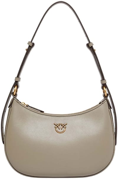 PINKO schoudertas Half-Moon Mini Bag Noce - Antique Gold Taupe