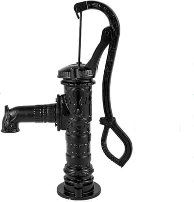 Handwaterpomp – Tuinwaterpomp – Handpomp – Zwengelpomp – Handwaterpomp Gietijzer – Zwart