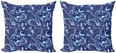 ABAKUHAUS marine kussenhoes – 2x40x40 cm – dubbelzijdig bedrukt