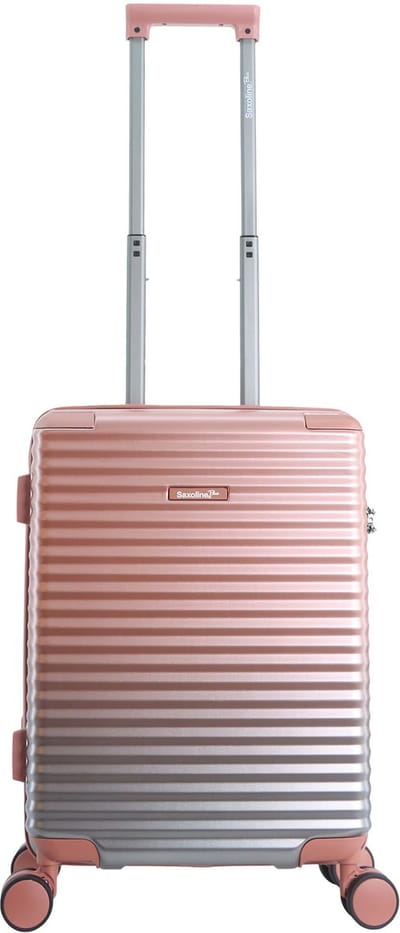 Saxoline Blue – Elite | Handbagage / Harde Koffer / Trolley – Small (41L) – Roze - Roze / Small
