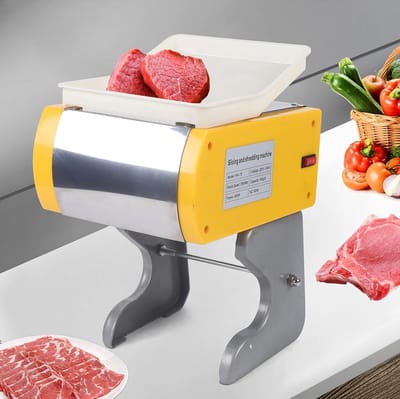 Elektrische Vleessnijmachine - Snijmachine Vlees - Snel Vlees Snijden - 300W Krachtig Vermogen - 19.5 x 18.5 x 38 cm