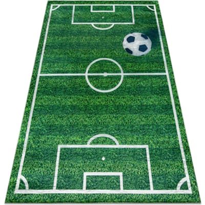Kleden Rugsx BAMBINO 51760 tapijt wasbaar Pitch, voetbal voor 160x220 cm