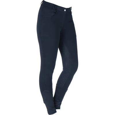 Horka Paardrijbroek D-annika Dames Katoen/siliconen Navy Mt 36