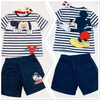 Disney Mickey Mouse set marine maat 110/116