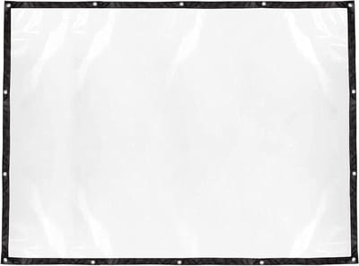Transparant Afdekzeil - Plastic Zeil Waterdicht - Bescherming Buiten - Versterkte Metalen Ogen - 150x200 cm - Transparant