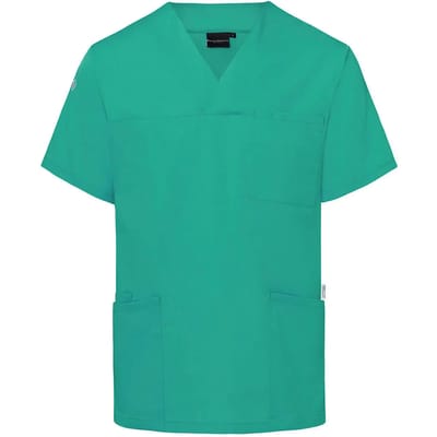Karlowsky Men´s Kasack Essential KY139 - Emerald Green (ca. Pantone 7717C) - 4XL