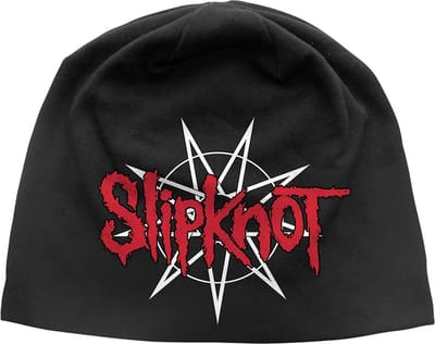 Slipknot - Nine Pointed Star Beanie Muts - Zwart