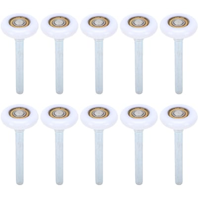 10 Stuks Witte Garagedeur Rollen Vervanging Nylon Deurrollen met 6200 ZZ Dubbel Afgedichte Lagers 46mm X 120mm