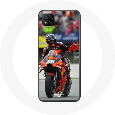 Coque - maniacase - Xiaomi Redmi 9C - Drapeau Portugal - Souple - Protection et Décoration noir