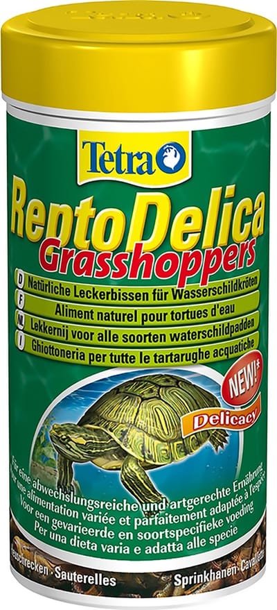 Tetra - Reptielenvoer - Reptielen - Tetra Reptodelica Sprinkhanen 250ml - 6x6x11.5cm - 1st