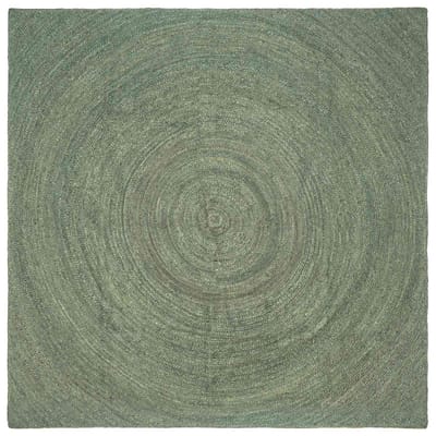 vidaXL - Vloerkleden - Olijfgroen - 200 - x - 200 - cm - Jute