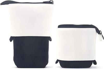 Telescopisch etui – 12,5 x 18,5 cm – Staand etui – Etui voor kinderen – Etui voor scholieren/studenten – Grote capaciteit – Draagbaar – Organizer voor schrijfwaren – Telescopisch opbergetui – Opbergtas voor schrijfwaren