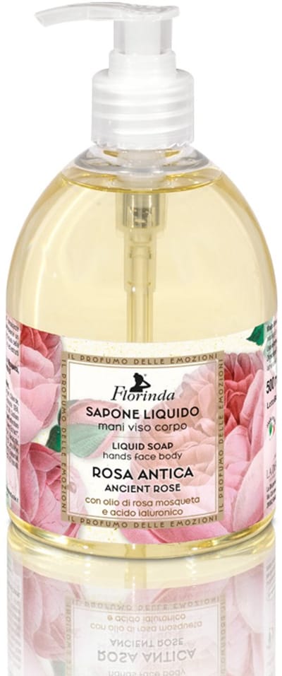 Florinda Emozione Rosa Antica vloeibare zeep 500 ml