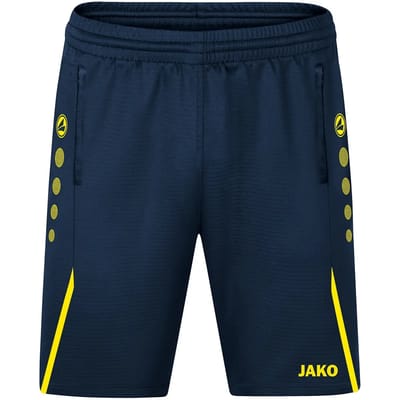 Jako Challenge Trainingsshort Kinderen - Marine / Fluogeel | Maat: 128