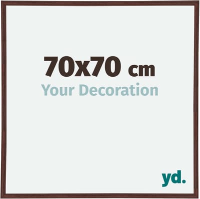 Your Decoration - Fotolijst 70x70 cm - Kunststof - Bruin - Annecy