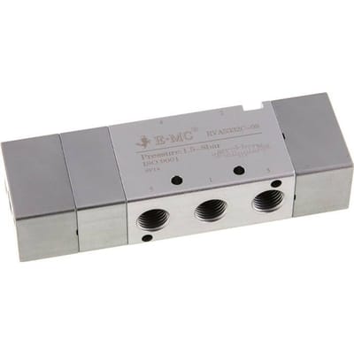 5/3 G1/4'' (G1/8'') Middendruk Luchtgestuurd Ventiel 1.5-8bar/21.0-112psi E.MC